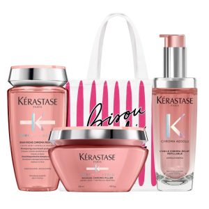 Rutina para Cuidar y Protege tu Color Chroma Absolu Kérastase - Obsequio Maletín (Summer Bag)