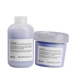 Dúo Anti Frizz para Disciplinar Cabellos Rebeldes Davines LOVE SMOOTHING