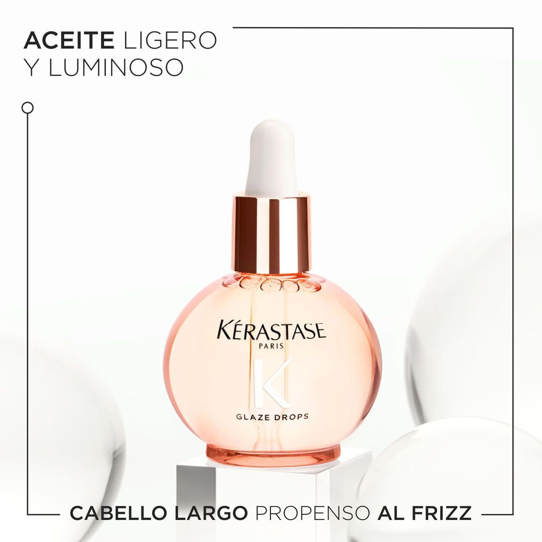 Rutina Hidratante Protectora y Anti Frizz con Efecto de Brillo Kérastase Gloss Absolu (Para Cabello de Fino a Medio) - Imagen 5
