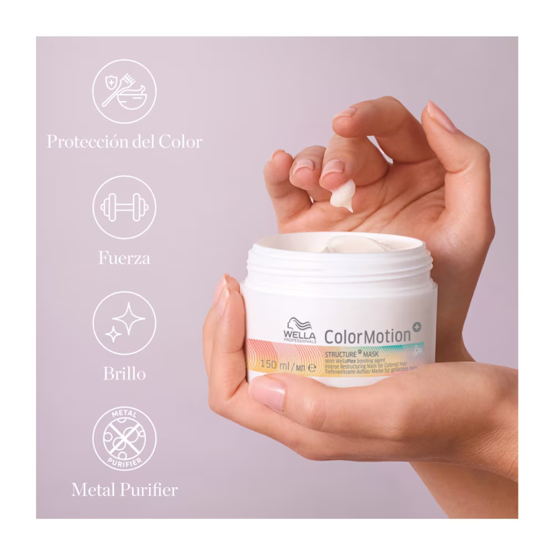 Mascarilla para Cuidar el Color Wella ColorMotion 150ml - Imagen 2