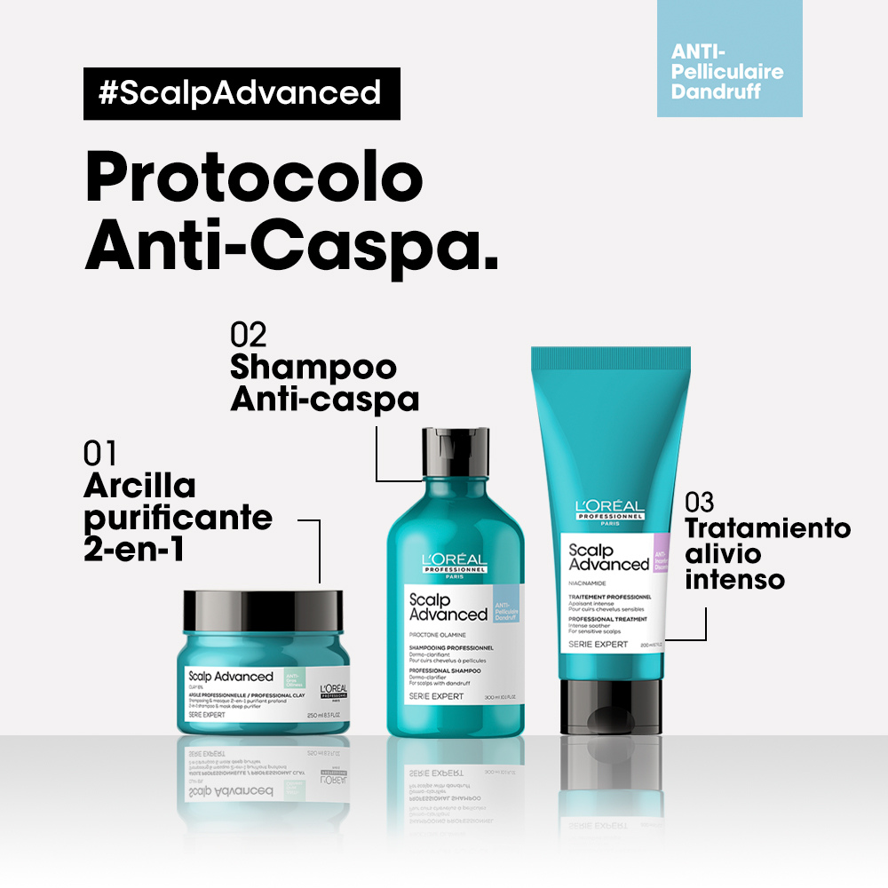 Shampoo Anti-Caspa Scalp Advanced L’Oreal Serie Expert 300ml - Imagen 5