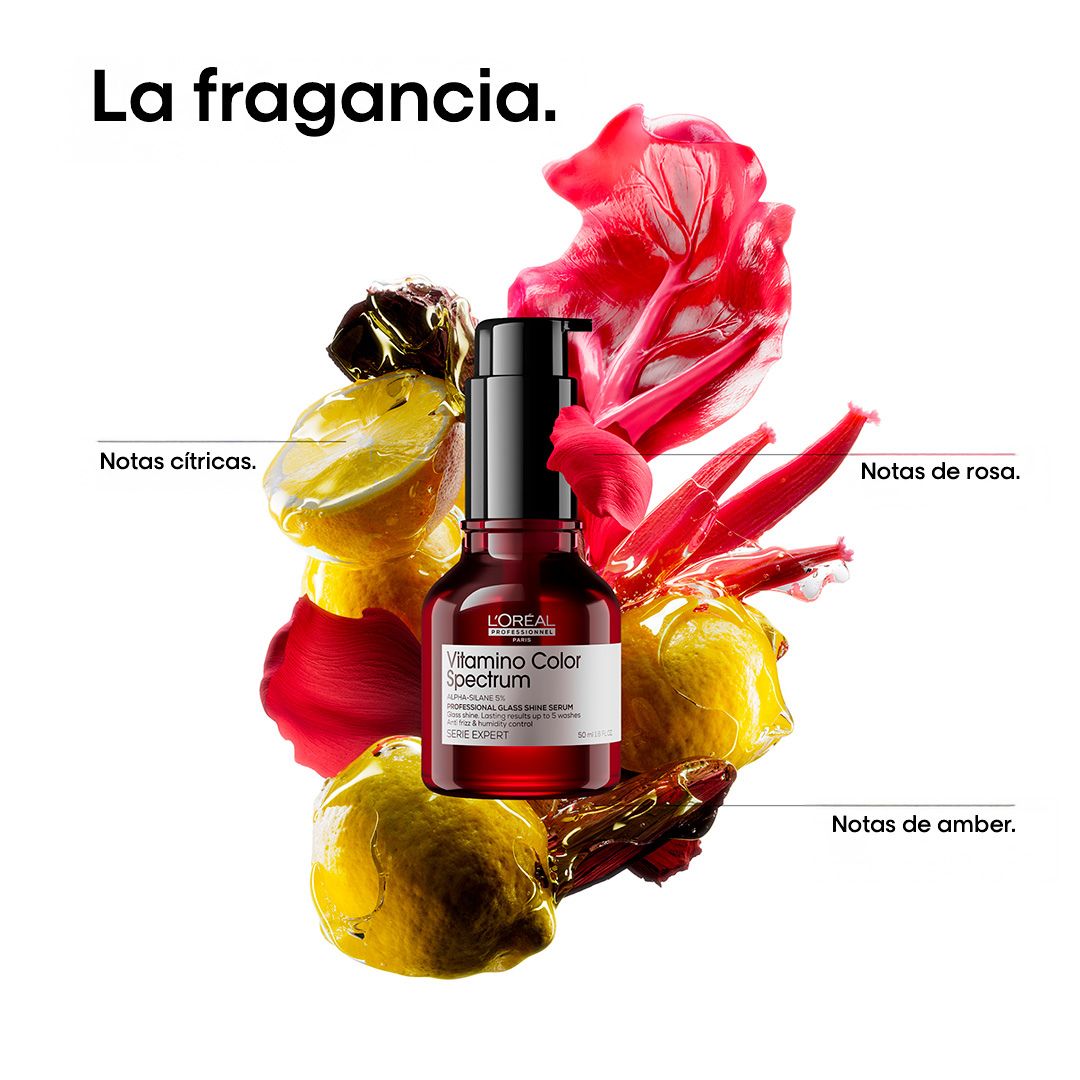 Rutina para Proteger y Fijar el Color VITAMINO COLOR SPECTRUM L’Oreal Serie Expert (Cabello de Fino a Medio) - Imagen 7
