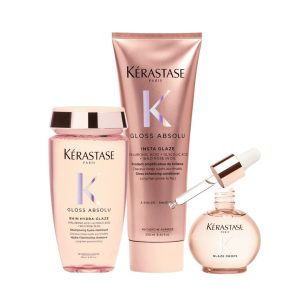 Rutina Hidratante Anti Frizz con Efecto de Brillo Kérastase Gloss Absolu