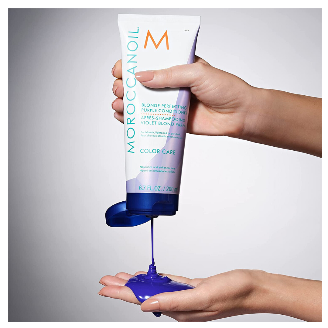 Acondicionador Moroccanoil Violeta 200ml Rubios Perfectos - Imagen 2