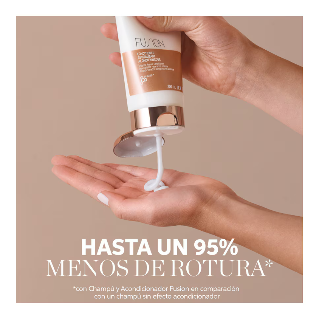 Acondicionador para Reparar Cabellos Dañados Wella Fusion 1000ml - Imagen 4