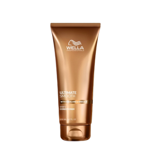 Acondicionador Nutritivo y Suavizante para Cabello Seco, Indisciplinado y sin Brillo Wella Ultimate Smooth 200ml (Paso 2)