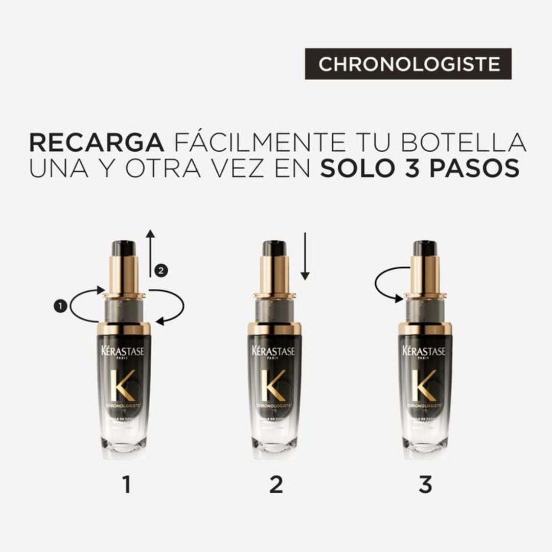 Repuesto Perfume Kérastase Chronologiste L'Huile de Parfum - Recargable 75ml - Imagen 6