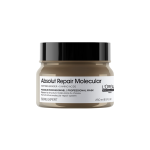 Mascarilla ABSOLUT REPAIR MOLECULAR para Reparación de Cabello Dañado L’Oreal Serie Expert 250ml