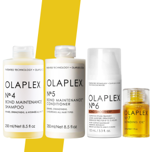 Rutina Reparadora y Anti Frizz OLAPLEX Nº4 250ml, Nº5 250ml y N°6 100ml, Nº7 30ml