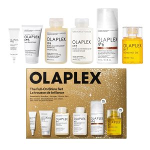 Olaplex The Full - On Shine Set Reparación, Protección, Anti Frizz y Brillo (Edición Limitada)