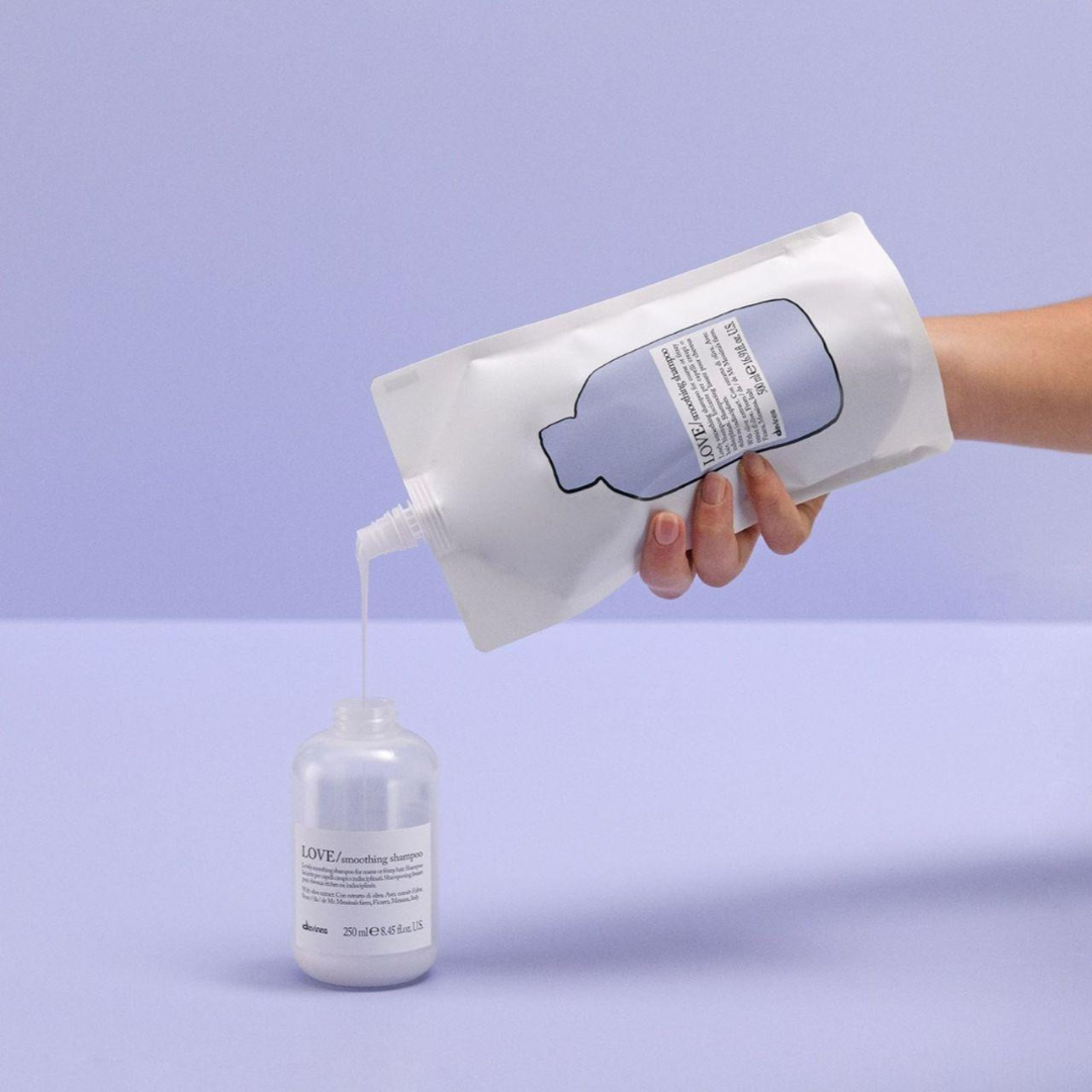 Shampoo Disciplinante para Cabellos Rebeldes Davines LOVE SMOOTHING 500ml Anti-Frizz - Imagen 2