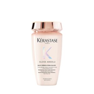 Shampoo Anti Frizz Hidratante en Crema con Efecto Brillo Kérastase Bain Gloss Absolu Hydra – Glaze 250ml (Para Cabello de Medio a Grueso)
