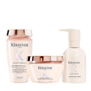 Rutina Hidratante Protectora y Anti Frizz Kérastase Gloss Absolu (Para Cabello de Medio a Grueso)