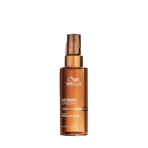 Aceite Termo protector Anti Frizz para Cabello Seco, Indisciplinado y sin Brillo Miracle Oil Sérum Wella Ultimate Smooth 100ml (Paso 3)