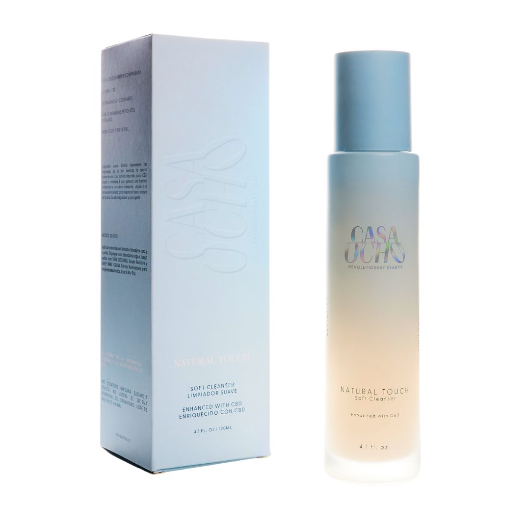 Limpiador Suave Natural Touch Casa Ocho Skincare 120ml (Paso 1) - Imagen 2
