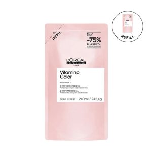 Shampoo Recargable Vitamino Color L'Oreal Serie Expert 240ml - Cabello Con Color