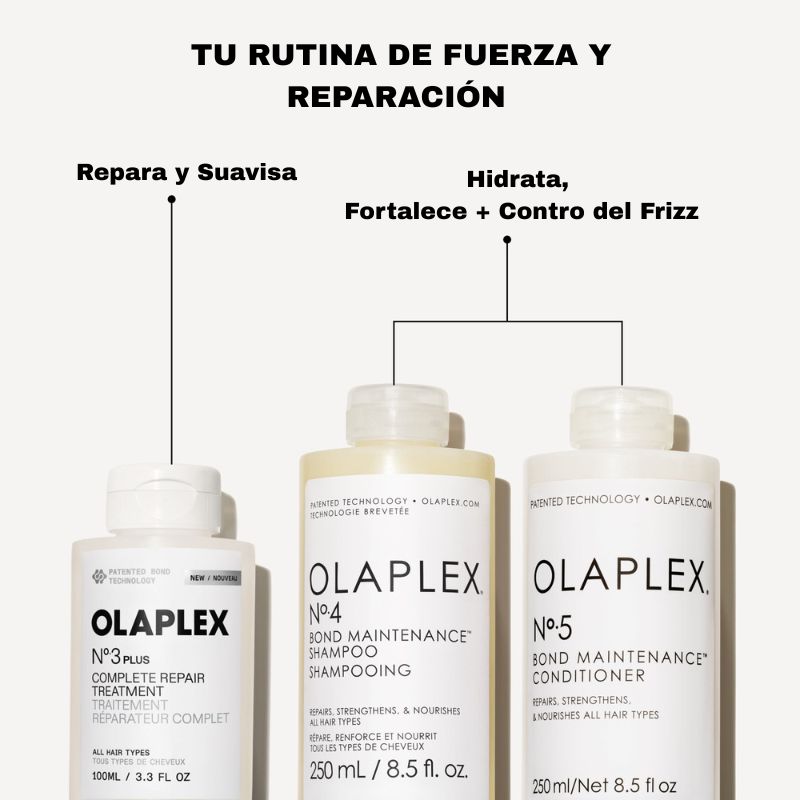 OLAPLEX N°3 PLUS Tratamiento de Reparación y Reconstrucción Capilar 100ml (Nueva Formula) - Imagen 2