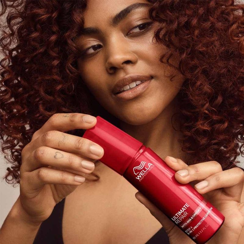 Termo Protector en Crema y Protección Contra Todo Tipo de Daños Wella Ultimate Repair Protective Leave-In 95ml (Paso 4) - Imagen 4