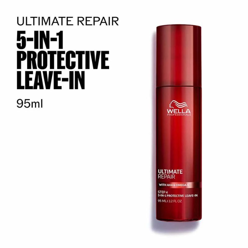 Termo Protector en Crema y Protección Contra Todo Tipo de Daños Wella Ultimate Repair Protective Leave-In 95ml (Paso 4) - Imagen 3