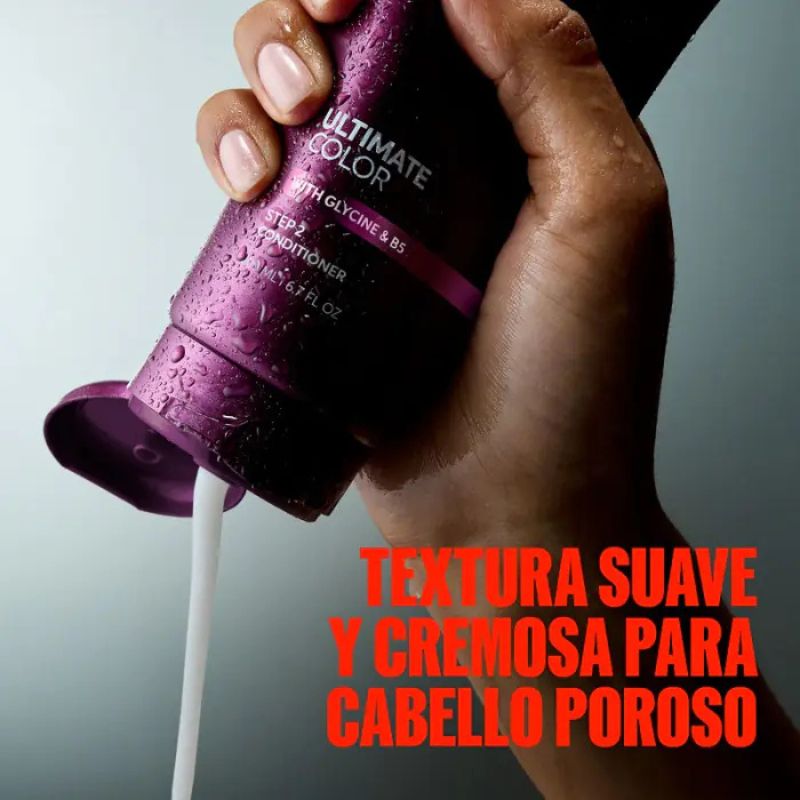Acondicionador para Protección y Cuidado del Color Wella Ultimate Color 200ml (Paso 2) - Imagen 2