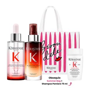 Kit Doble Acción Anti Caída y Anti Frizz Kérastase (Sérum Genesis Anti Caída 90ml y Sérum Nocturno Nutritive 8H Magic 90ml)