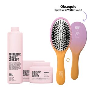 Dúo Glow para Cuidar el Color de Authentic Beauty Concept - Obsequio Cepillo Suki WaterHouse