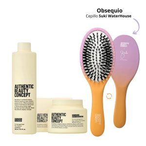 Dúo para Reparar y Acondicionar el Cabello Dañado Replenish Authentic Beauty Concept - Obsequio Cepillo Suki WaterHouse