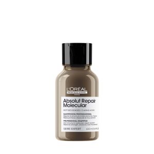 Shampoo para Cabello Dañado ABSOLUT REPAIR MOLECULAR L’Oreal Serie Expert 100ml (Tamaño Viajero)